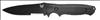 BENCHMADE , Fixed Blade Knife DropPoint 4-1/2 In Blk