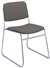 KFI, F5377 Stack Chair Armless Fabric Charcoal