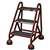 APPROVED VENDOR, F2127 Rolling Ladder Office 3 Step Brown