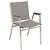 APPROVED VENDOR, F1201 Stack Chair Arms Vinyl Gray