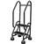 APPROVED VENDOR, F2126 Rolling Ladder 2 Step Gray w/Handrails