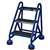 APPROVED VENDOR, F2127 Rolling Ladder Office 3 Step Blue