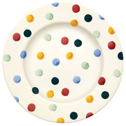 Polka Dot 8.5 inch Dessert Plate