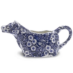 Blue Calico Cow Creamer  4oz.