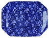 Blue Calico Platter 13in. x 9.75in.