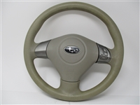 2008 to 2013 Beige Subaru Impreza & Forester Steering Wheel  34312AG101JC