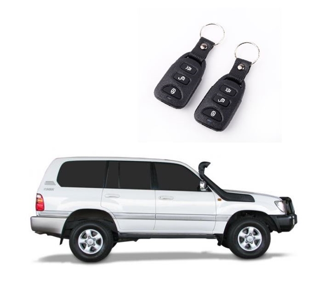 105 SERIES LANDCRUISER 5 DOOR CENTRAL LOCKING KIT - This is High Quality Central Locking Kit with 2 x Remote Controls and Wiring Harness to suit Toyota Landcruiser 100 Series Central Locking and Keyless Entry System with everything you need for DIY Instal
