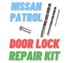 NISSAN PATROL DOOR LOCK MECHANISM REPAIR KIT >> Suits GQ and GU Patrol with Door not Locking or Unlocking Properly, or not opening or closing properly, Faulty Door Lock broken plastic clips and rivets, Nissan Patrol Door Lock Problems