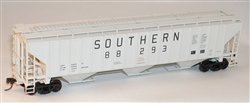 Accurail 6508 HO Pullman-Standard 4750 3-Bay Covered Hopper Kit Southern Railway