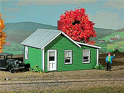 American Model Builders 798 HO Company House LASERkit Express