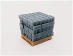 All Scale Miniatures 870919 HO Cinder Blocks Stack 5/