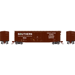 Athearn 2840 N 50' PS-1 Plug Door Smooth Side Boxcar Southern SOU #581