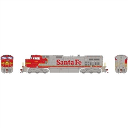 Athearn HO G2 Dash 9-44CW w/DCC & Sound Santa Fe SF #618