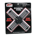 Atlas 176 HO Custom-Line Crossing Code 100 90-Degrees 6" Ties