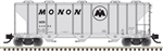 Atlas 50005734 N PS-4000 3-Bay Covered Hopper Monon 440005