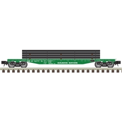 Atlas 2002012 O 52'6" Flat Car 3Rl Burlington Northern