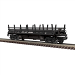 Atlas 3001163 O Operating Log Dump Car with Load 3-Rail Premier Erie Lackawanna