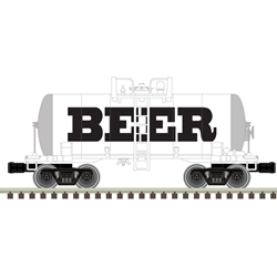 Atlas 3004845 O 8,000-Gallon Tank Car 3-Rail Premier Generic Beer 