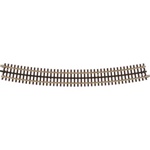 Atlas 6014 O 21st Century Track System Nickel Rail w/Brown Ties 3-Rail O-99 Full Curved Section