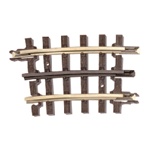 Atlas 6046 O 21st Century Track System Nickel Rail w/Brown Ties 3-Rail O-45 Quarter Curve