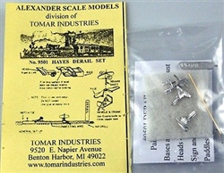 Alexander 9501 HO Trackside Details Hayes Derail Set