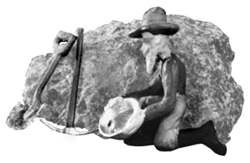 Alexander 9810 HO Mine Figures Prospector Pete