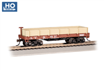 Bachmann 15401 HO Old-Time Wood Gondola Santa Fe 966