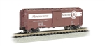 Bachmann 17061 N AAR 40' Steel Boxcar Silver Series Pennsylvania 92419 Merchandise Service Slogan