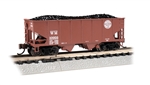 Bachmann 19566 N USRA 55-Ton Outside-Braced Hopper with Load Western Maryland #10911 Fast Freight Logo