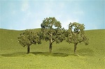 Bachmann 32107 N SceneScapes Layout-Ready Trees Walnut Trees 2 2-1/4" Pkg 4