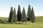 Bachmann 32201 O SceneScapes Layout-Ready Trees Pine Trees 8-10" Pkg 3