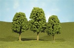 Bachmann 32206 O SceneScapes Layout-Ready Trees Deciduous Trees 6-1/2" Pkg 2