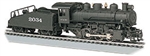 Bachmann 50609 HO USRA 0-6-0 Switcher w/Slope Tender Standard DC with Smoke Santa Fe ATSF #2034