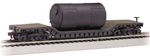 Bachmann 71395 N Depressed-Center Flatcar Series w/ Boiler Load Unlettered