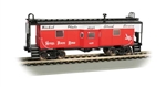 Bachmann 73202 HO Bay Window Caboose w/Roof Walk NKP