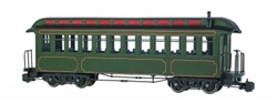 Bachmann 89399 G Jackson Sharp Wood Coach Painted Unlettered Olive w/Gold Striping