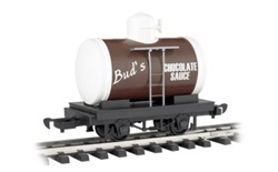 Bachmann 98088 G Tank Car Li'l Big Haulers Bud's Chocolate Sauce Brown White