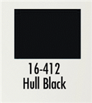 Badger 16412 Modelflex Paint Marine Colors 1oz Hull Black