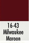Badger 1643 Modelflex Paint 1oz Milwaukee Road Maroon