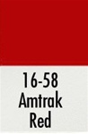 Badger 1658 Modelflex Paint 1oz Amtrak Red