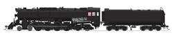 Broadway Limited 6497 HO Milwaukee Road Class S3 4-8-4 Sound and DCC Paragon4 Painted Unlettered