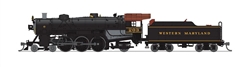 Broadway Limited 6953 N USRA 4-6-2 Light Pacific Sound and DCC Paragon4 Western Maryland #208