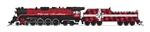 Broadway Limited 7410 N RDG Class T-1 4-8-4 Sound and DCC Paragon4 Christmas #1225