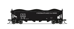 Broadway Limited 7427 N 70 Ton Quad Hopper Chesapeake & Ohio Set B 4/