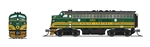 Broadway Limited 7723 N EMD F3A-Unpowered F3B Set Sound and DCC Paragon4 Maine Central #683, 671B 