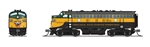 Broadway Limited 9076 N EMD F7A Standard DC Stealth Chicago & North Western #4075A