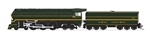 Broadway Limited 7876 HO Class I-5 4-6-4 Sound and DCC Paragon4 Brass Hybrid New Haven #1400 Fantasy Scheme Green Yellow