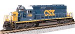 Broadway Limited 7960 N EMD SD40-2 Low-Nose Sound and DCC Paragon4 CSX #8206