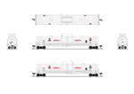 Broadway Limited 8143 N High-Capacity Cryogenic Tank Car 2-Pack Big Three Industries