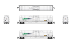 Broadway Limited 8145 N High-Capacity Cryogenic Tank Car 2-Pack Linde
